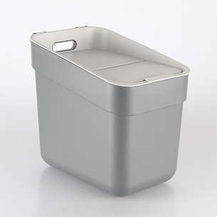 Poubelle de tri 20L gris anthracite