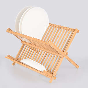 Egouttoir pliable en bambou