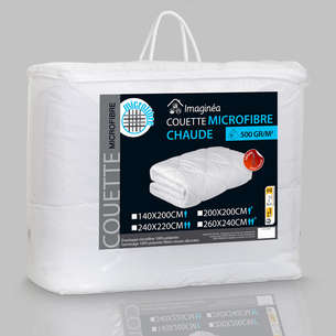 Couette microfibre 500gr/m² 