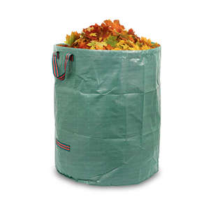 Poubelle de jardin souple verte 125L