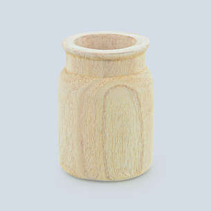 Vase droit en Paulownia
