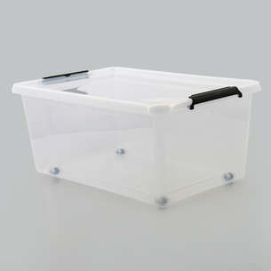 Boite de rangement 'Simplebox' 60L transp 60l 58x39x35cm - L'Incroyable