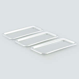 Lot de 3 plateaux de présentation 