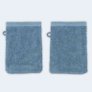 Lot de 2 gants de toilette 