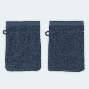 Lot de 2 gants de toilette 