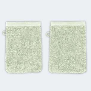 Lot de 2 gants de toilette 