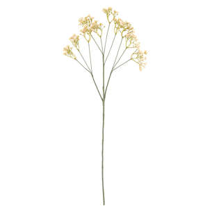 Branche artificelle de gypsophile beige