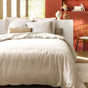 Housse de couette en gaze de coton 