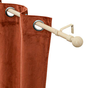 Kit avec barre rideau extensible 