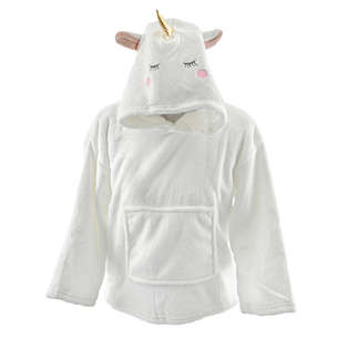 Pull à Capuche Fille Matalan - Taille 8 Ans - Gris Polyester - Occasion Très Bon état