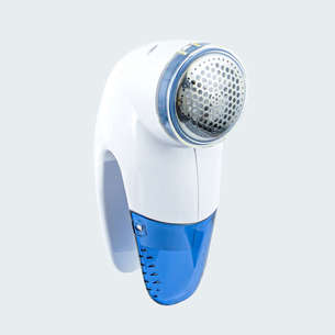 Rasoir antipeluche blanc et bleu 