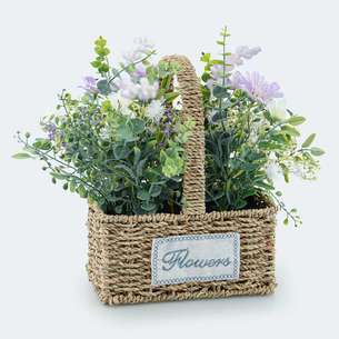 8 Bouquets De Fleurs Artificielles Extérieur - Résistantes UV, Toutes Saisons - Décoration Jardin, Balcon, Terrasse