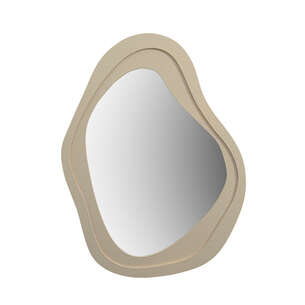Miroir bulle beige