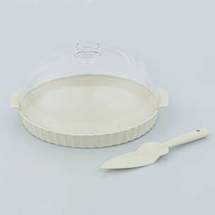 Plat à gâteaux avec cloche 