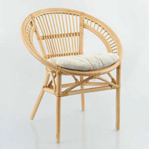 Chaise en rotin 