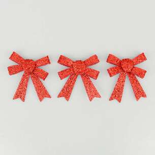 3 noeuds brillants rouge