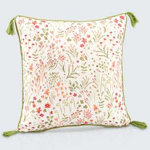 Coussin fleuri 