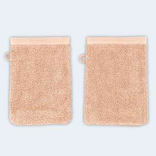 Lot de 2 gants de toilette 