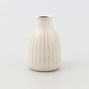 Vase en céramique gris 