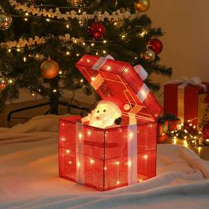 Cadeau surprise Père Noël animé