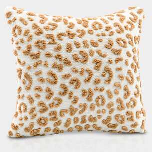 Coussin imprimé léopard 