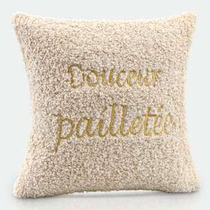 Coussin bouclettes 