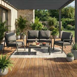 Salon de jardin 4 pièces 