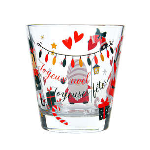 Verre de Noël lutins 25cl 