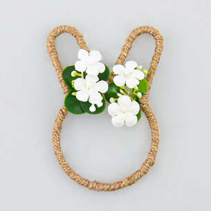 Tête de lapin décorative