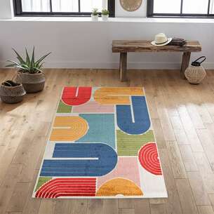 Tapis rectangulaire tissé 