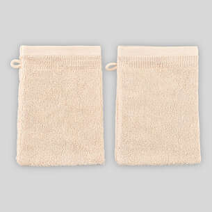 Lot de 2 gants de toilette 