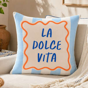 Coussin à rayures 