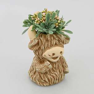 Vase yack avec plante à poser